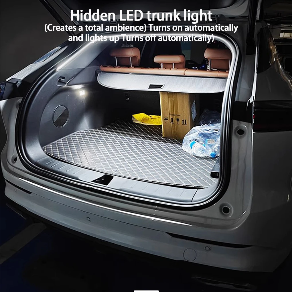 

Гибкая светодиодная лента для окружающего освещения, 4 метра после багажника, силиконовая внутренняя декоративная лампа для автомобиля, лампа «сделай сам»