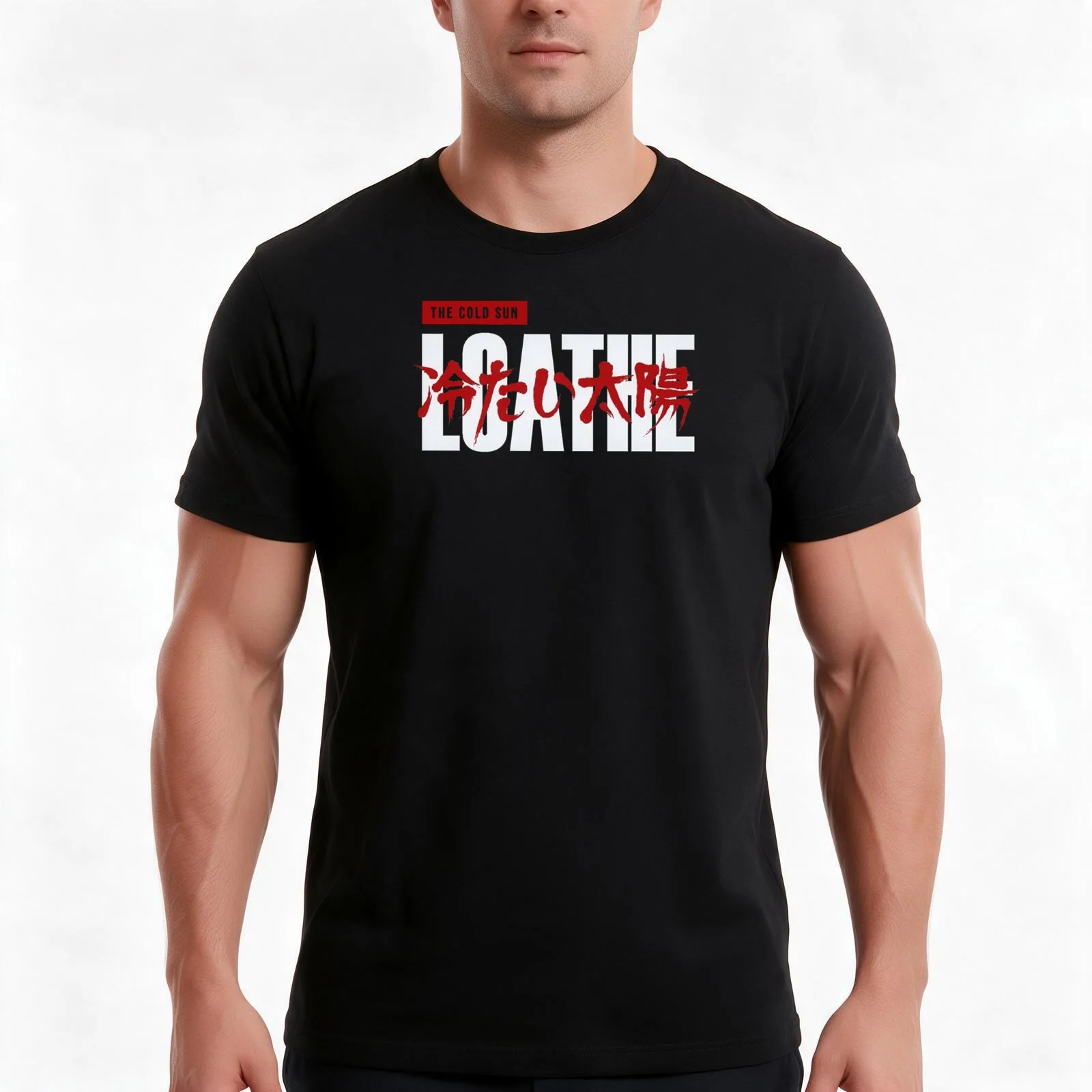 LOATHE T-Shirt, Summer Casual Cotton Tee, Oversized Streetwear Tops, Vintage Graphic Print, Loose Fit Short Sleeve, 100% Cotton