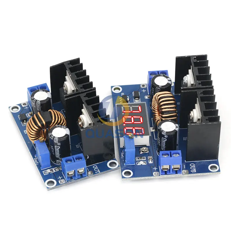 MH-ET LIVE LED Voltmeter PWM Adjustable 4-36V To 1.25-36V Step-Down Board Module XL4016 8A 200W DC-DC Power drop Module