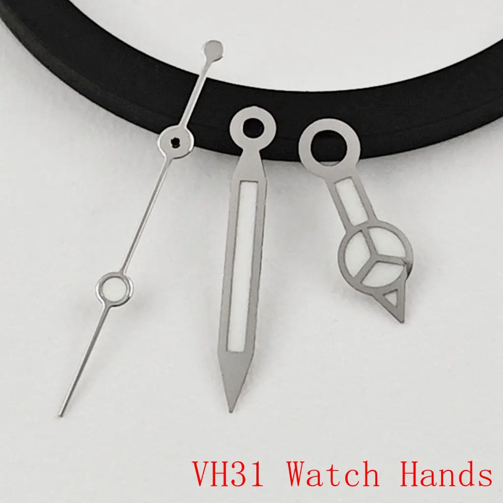 VH31 SUB Watch Hands Green Luminous Watch Pointers Fit VH31A VH60 Miyota 2035 2115 2315 Movement Sweep Quartz Watch Repair Parts