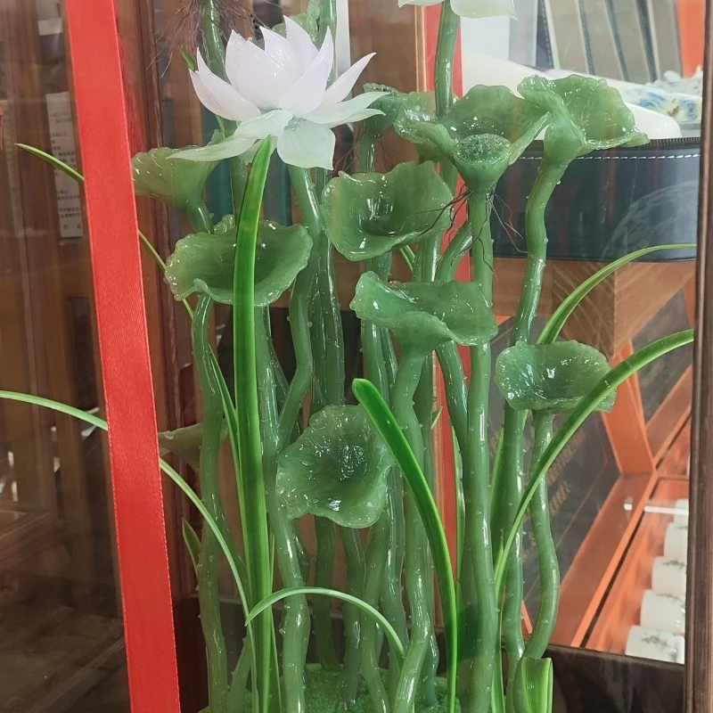

Purely handmade glazed lotus (Lotus Meimei)