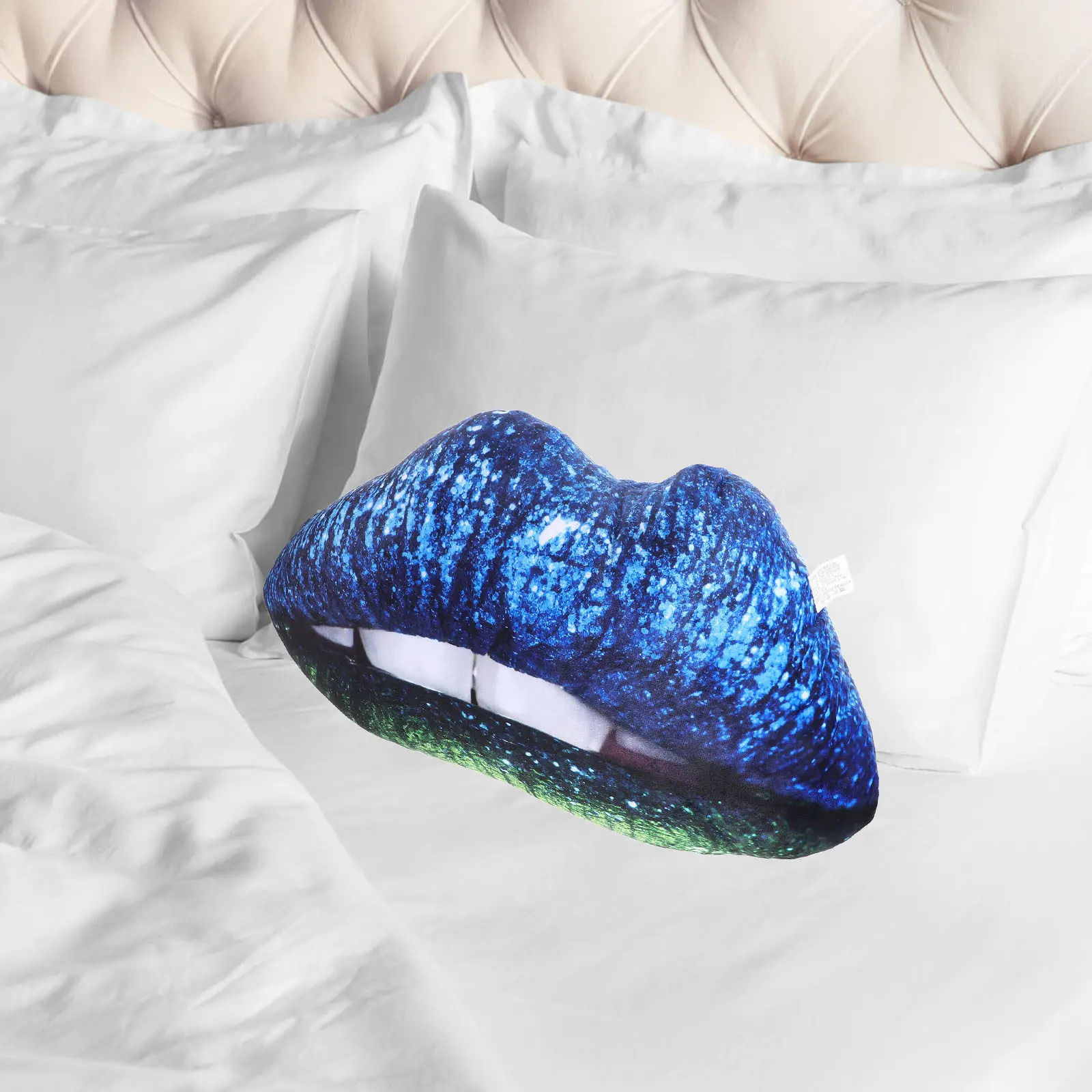 

Двусторонняя декоративная подушка с цифровой печатью и дизайном в виде губ, наполнитель из ПП-хлопка, для кровати, дивана, гостиной