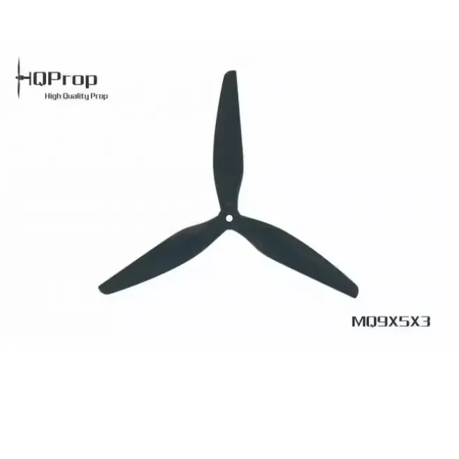 

HQProp 9X5X3 9-дюймовый трехлопастной пропеллер FPV пересекающая машина высокоэффективное углеродное волокно нейлон 9050 лезвие