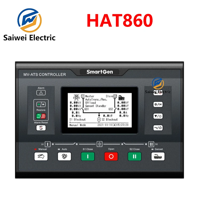 

HAT860 Zhongzhi SmartGen Diesel Engine Generator Dual Power Automatic Switching Controller