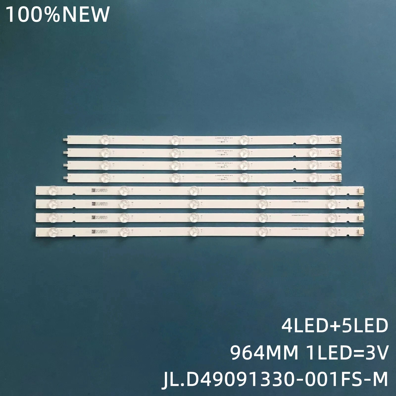 LED-Hintergrundbeleuchtungsstreifen für 49-Zoll-Fernseher 49lj594v 49UJ630V 49UJ631V 49UJ634V-ZD JL.D 49091330 -001FS-M SDL490W0 LD0-B11 49LJ550T-TA 49UK6340