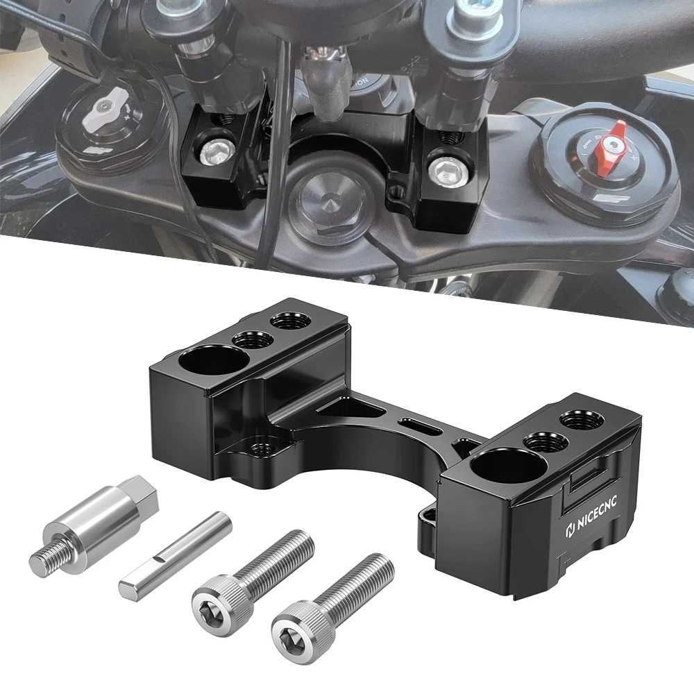 

For 901 Norden 1“ Rise Handle Bar Spacer Motorcycle Steering Damper Mount Handlebar Riser Kit for Husqvarna Norden 901 2022 2023