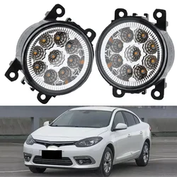 2PCS/LOT HIGH QUALITY LED Fog Lights For Renault Fluence 2014 2015 2016 FOG LIGHT/FOG LAMP