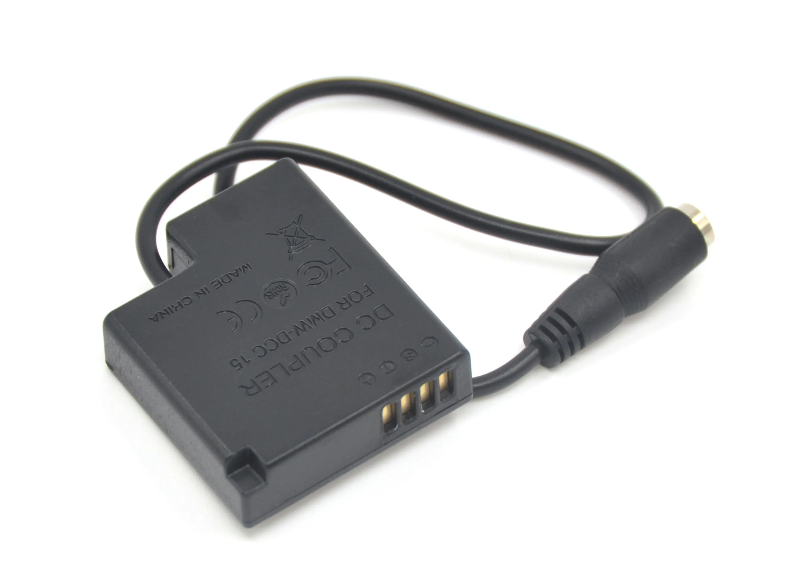 DMW-BLH7 BLH7 DMW-BLH7E BLH7E batería simulada DMW-DCC15 DCC15 acoplador CC compatible con fuente de alimentación para Panasonic DMC-GM1 DMC GM5 GF7 GF8