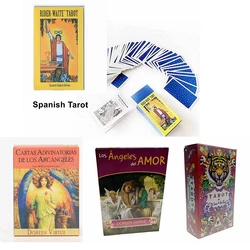 Waite Rider Spanish Romance Angel Oracle Cards with Box Beginners Spanish Tarot Cards Deck Table Paper Cards