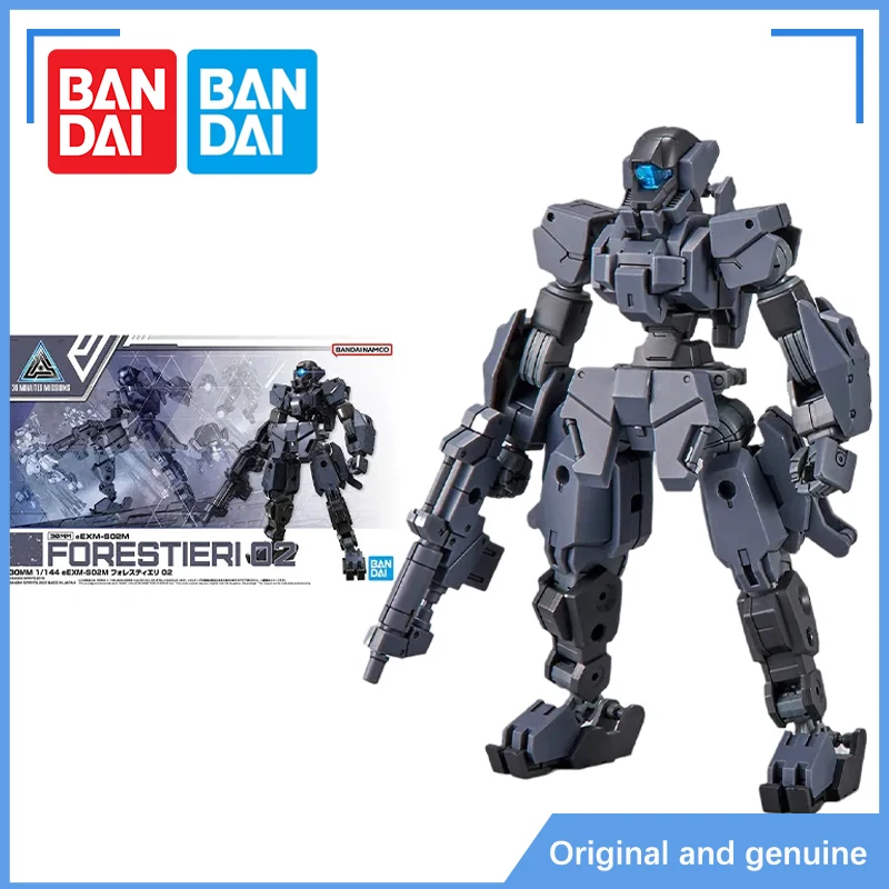 Bandai kit modelo original anime figura 30mm 1/144 EEXM-S01U forESTIERI 02 figuras de ação brinquedos colecionáveis presentes para crianças