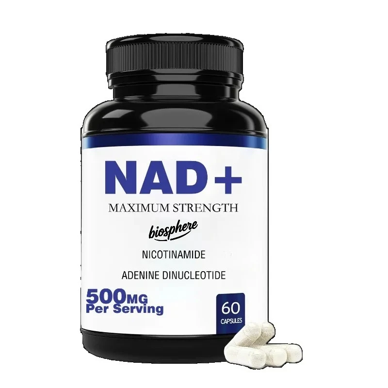 NAD supplement (500mg per serving, 95% pure NAD+) NAD nicotinamide nucleoside support, 60 capsules