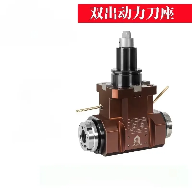 Turret Tool Turning And Milling Power Head BMT40 BMT45 BMT55  Radial 90 Degrees, 0 Degrees Tool Holder