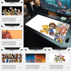 Digimon Playmats Greymons Mousepad HD Printing Computer Gamers Locking Edge Non-slip Mouse Pad XXL90x40cm Keyboard PC Desk Pad