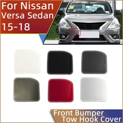 Car Accessories Front Bumper Tow Hook Eye Cover Cap Trim For Nissan Versa Sedan 2015 2016 2017 2018 Towing Hauling Trailer Lid
