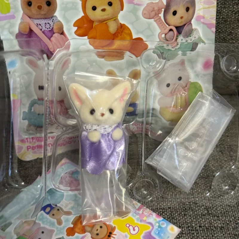 Sylvanian Families Forest Family Dollhouse Ocean Series Baby Sea Friends Club Blind Bag Turtle Pack Persian Cat Flocking Gifts