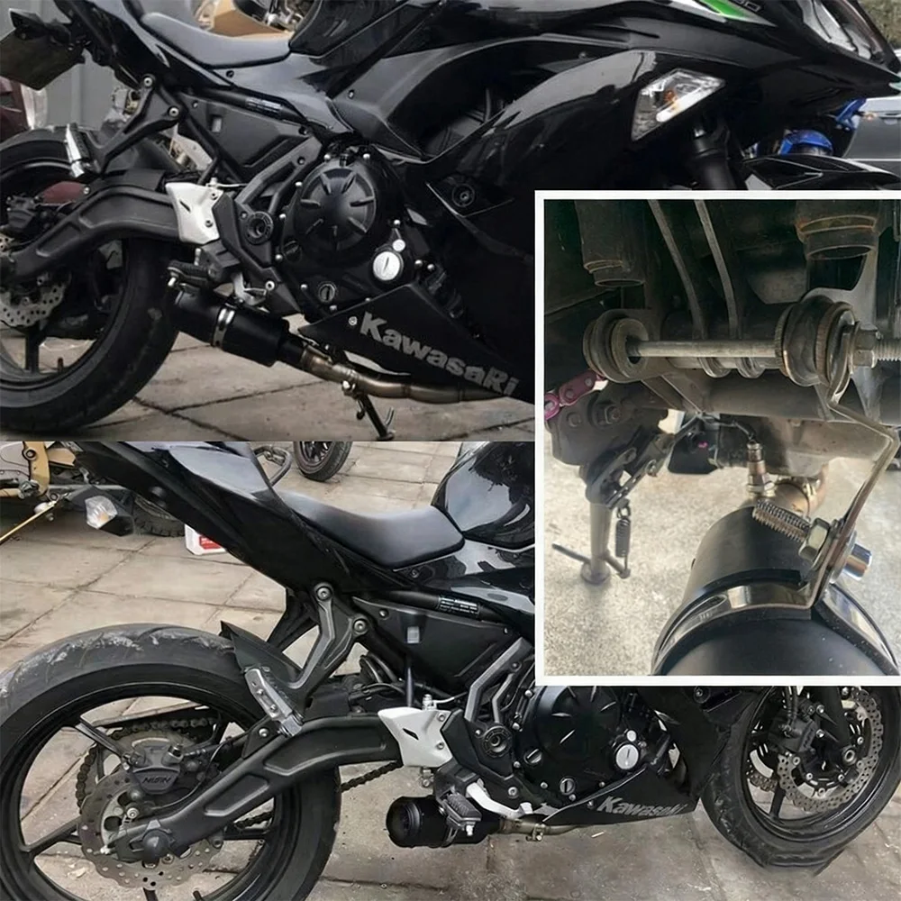 Für Kawasaki Ninja 650 Z650 2012-2023 Komplettes Auspuffsystem Endrohre Krümmerrohr Auspuffrohre – Detail 8