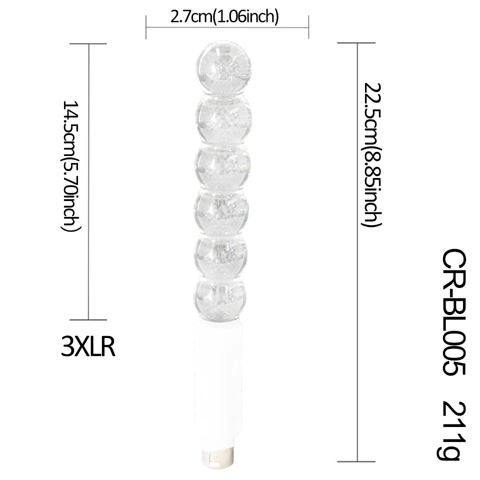 FREDORCH Crystal Glass Dildos Penis Glass Beads Anal Butt Plug Erotic ，Sex Machine Attachment 3XLR for Women Couple