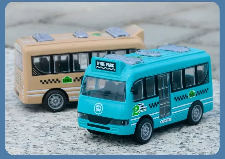 Kinder Trägheit Auto Cartoon Bus Schulbus Modell Spielzeug für Kinder Jungen Geschenk Zurückziehen Fahrzeuge Mini Tourist Modell Auto für Jungen