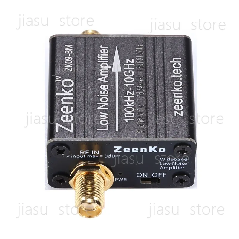 

100kHz-10GHz Ultra Wideband LNA, USB Powered RF Low Noise Amplifier, High Gain RF Amplifier Module ZK09