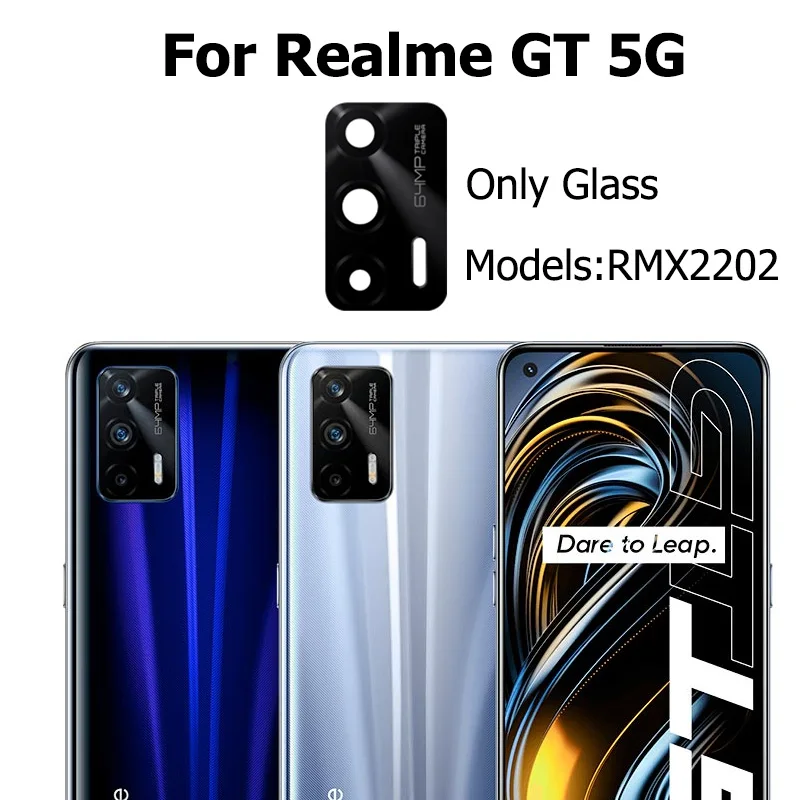 Rear Camera Lens For Realme Q2 Q2i Q3 Q3i GT Neo Pro 4G 5G Back Camera Glass With Adhesive Sticker Replacement Parts