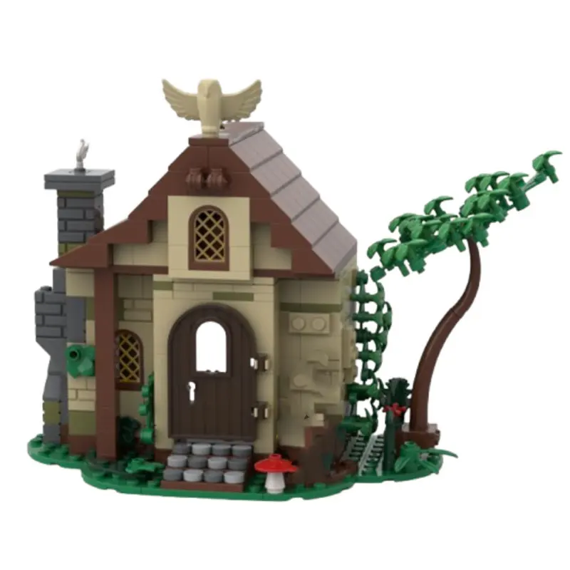 

Spot MOC-186893 464pcs Medieval xiao'fang'wu DIY small particle assembly building block educational toy model gift set ornaments