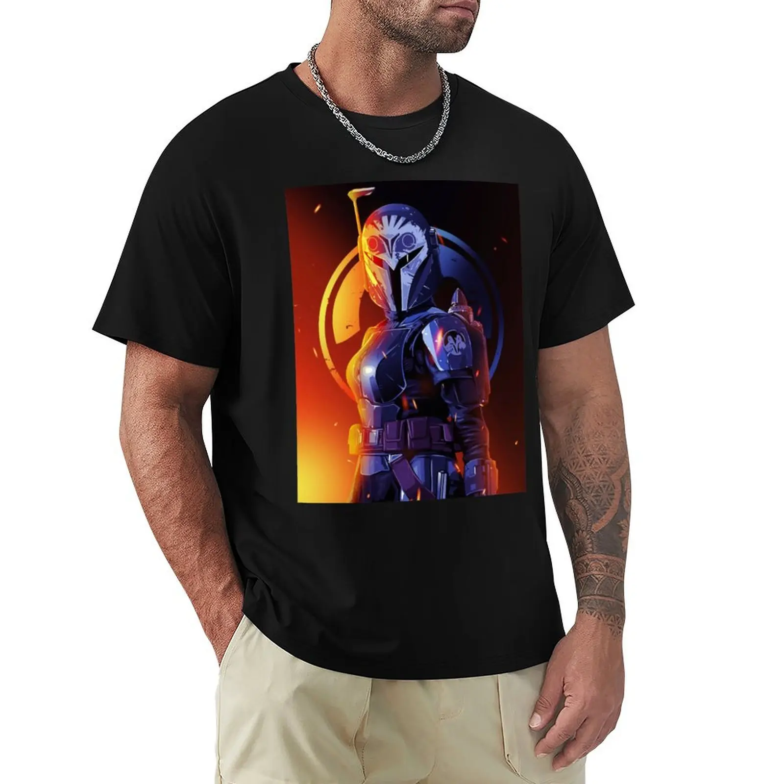 

Bo Katan Kryze T-Shirt Blouse Luxury man funny shirt cotton anime stuff funny t shirts men