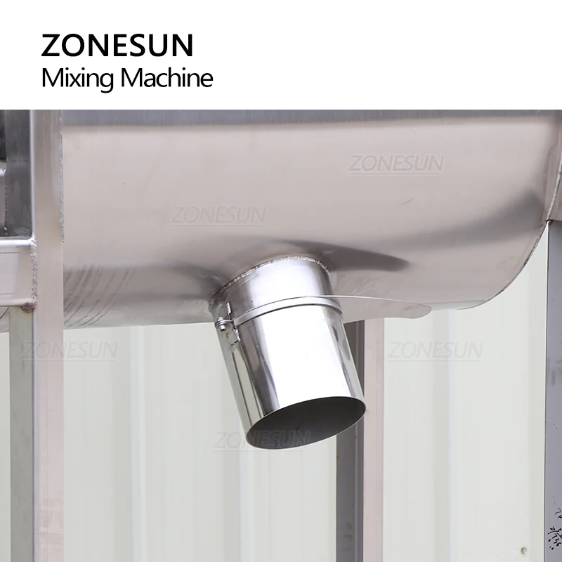 ZONESUN ZS-BM200 Powder Granule Mixing Machine Dry Soft Flour Grain Large Capacity Tank Equipment Production Manufacture Factory