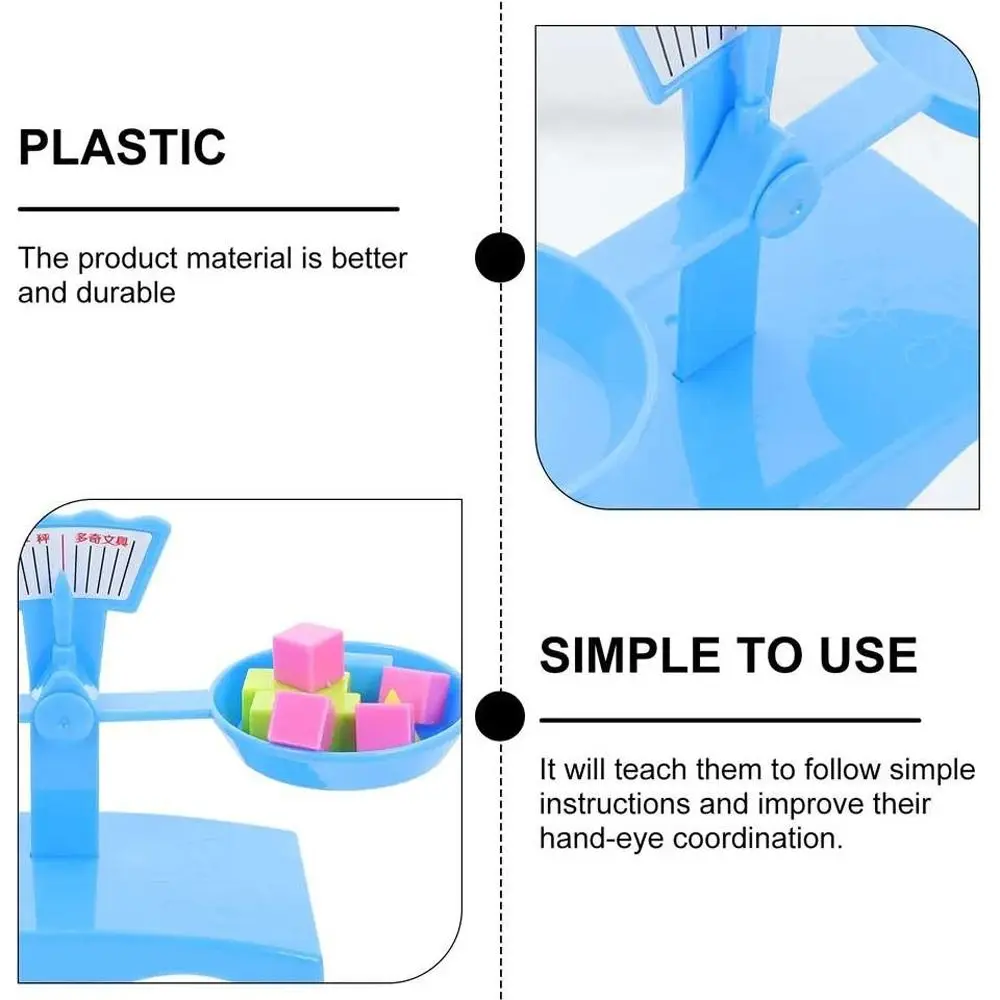 

Plastic Balance Scales School Teaching Aids Weight Balance Perception Preschool Learning Tool With Tray Children Gift