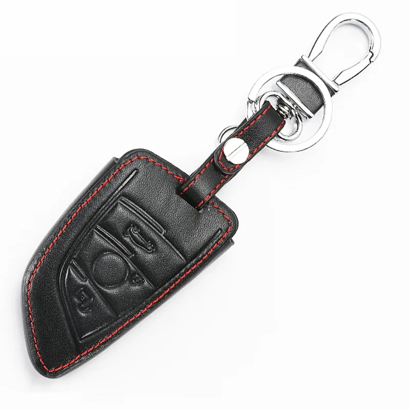 Genuine Leather Key Case Cover For Bmw F30 F10 F20 X3 X1 X5 X6 e30 e36 e90 e60 e84 e39 e46 e90 Car Case Key For Bmw Key Case