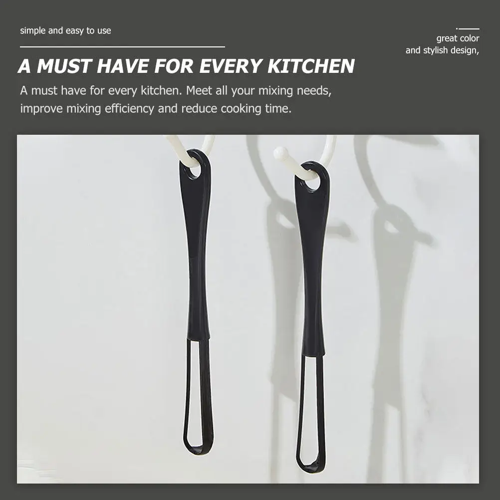 4Pcs Sturdy Kitchen Egg Whisk Set Manual Wire Whisk for Baking Cooking Mixing Beating Frothing Milk Pancake Batter Dough Gift