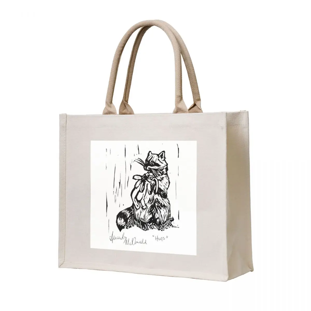 

Hugs Black and White Tote Bag Reusable bags woman shopping bag Women's shopper Customizable tote bag