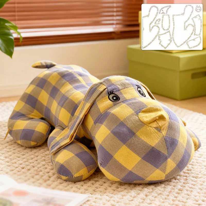 YOMDID 1pc Pappa Dog Quilting Template DIY Dog-Shaped PET Sewing Template Ideal for DIY Crafts and Professional Sewing Projects view 4