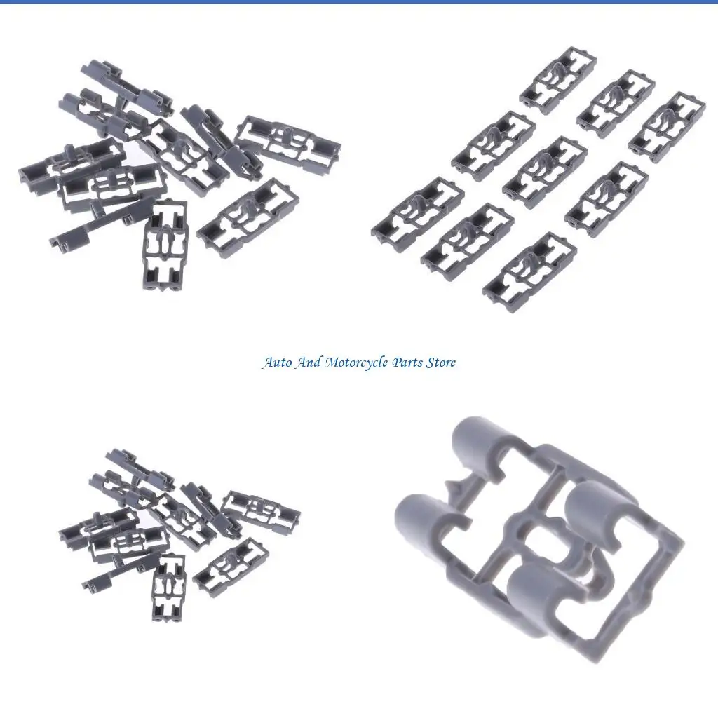 

P9FD 10Pcs Lower Door Weatherstrip Plastic Seal Retainer Clip Front Rear For X5 E