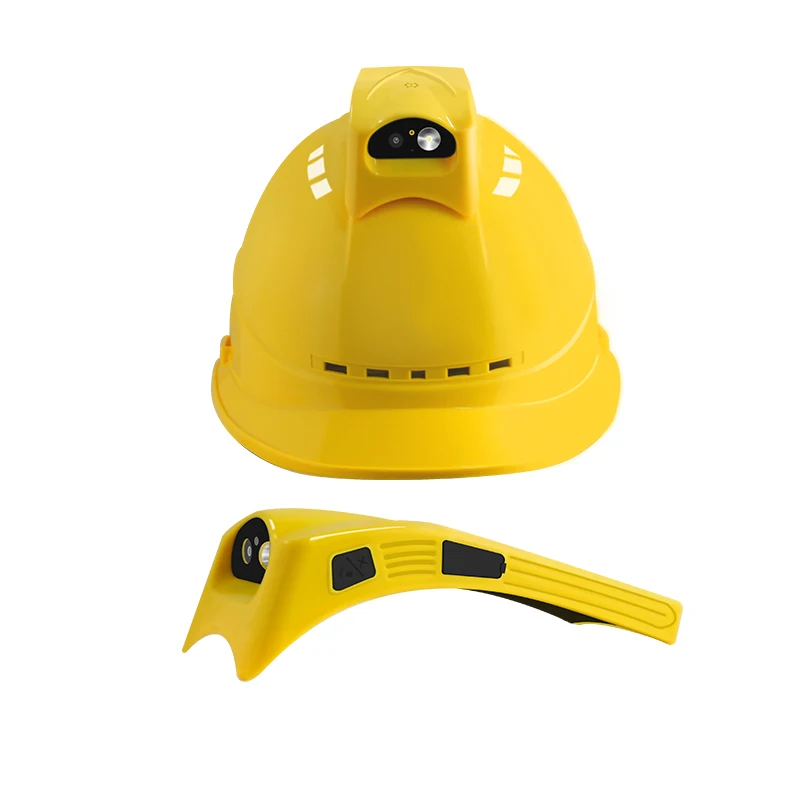 Relee WiFi 4G Safety Helmet Camera, Engineering Hardhat with Camera Positioning, Intercom, Remote Video BT GPS GPRS Smart Helmet