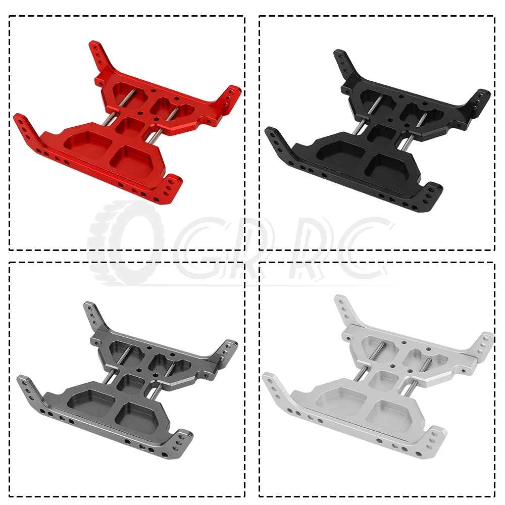 Aluminium Chassis Skid Plate Metall Getriebe platte für 1,9 RC Crawler Axial Capra utb f9 axi03004 neue Upgrade-Teile