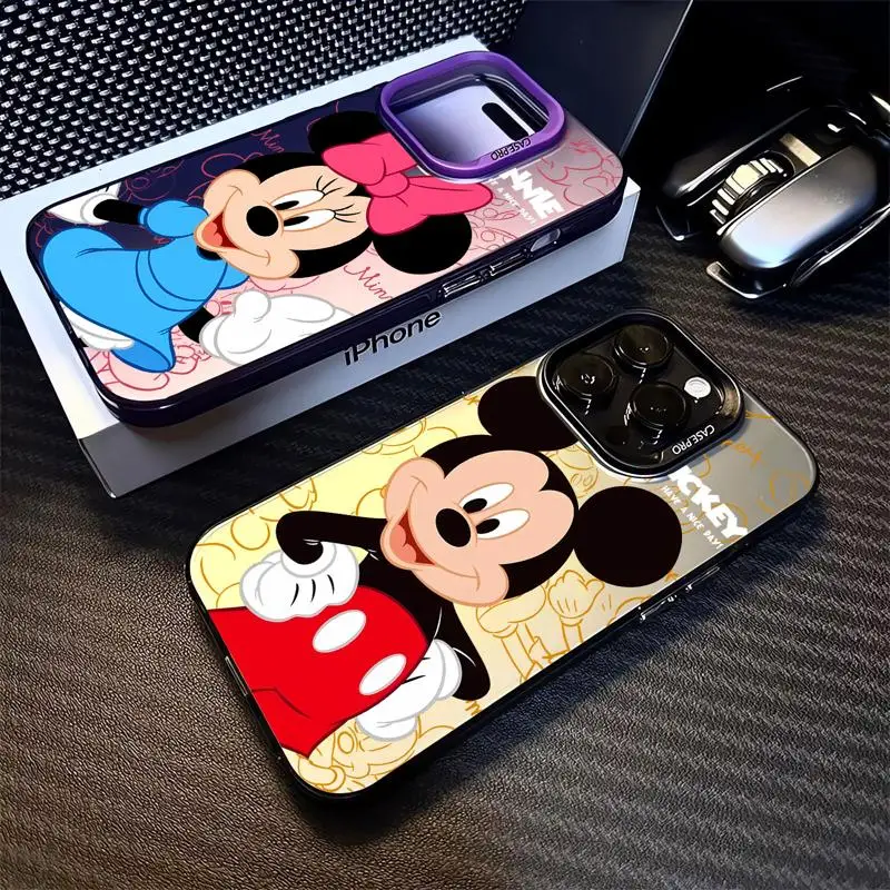 Handy hüllen für Apple iPhone 14 Pro Max Hülle 15pro 16 13 Funda iPhone 11pro 16plus 12pro Softcover Disney Mickey Mouse schönen Tag