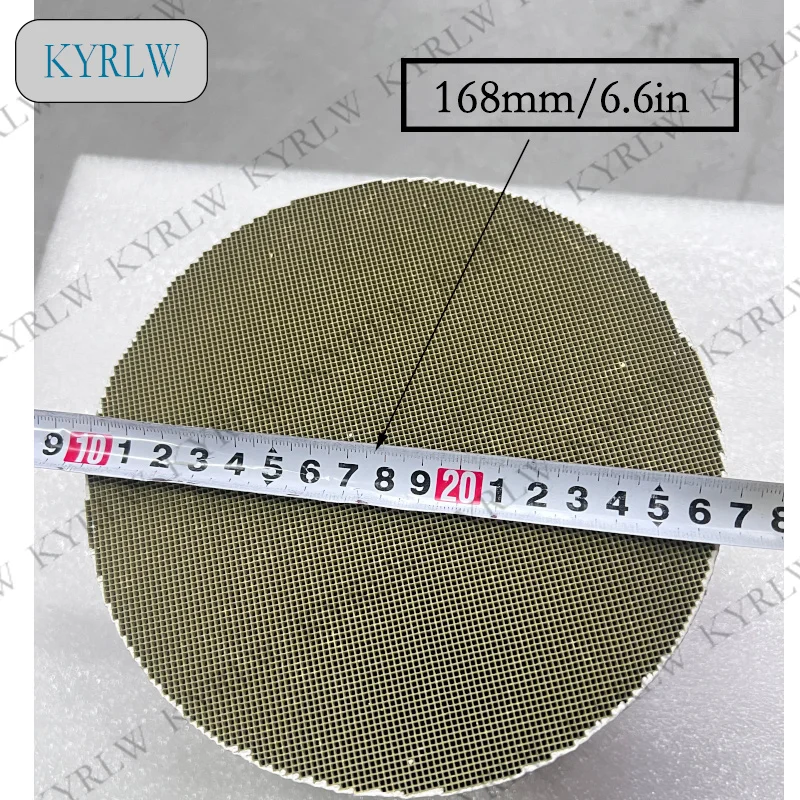 Selective Catalytic Reduction SCR 168*101.6mm Copper Based SCR Catalyst  Core for Diesel Exhaust System