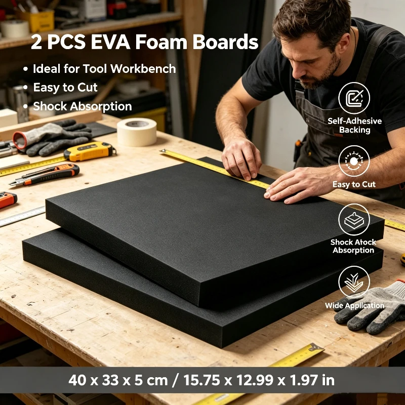 Thickness 5cm Eva Foam Sheet Sound Insulation Shockproof Filling Material Cosplay Figure Packaging Inner Support Customizable