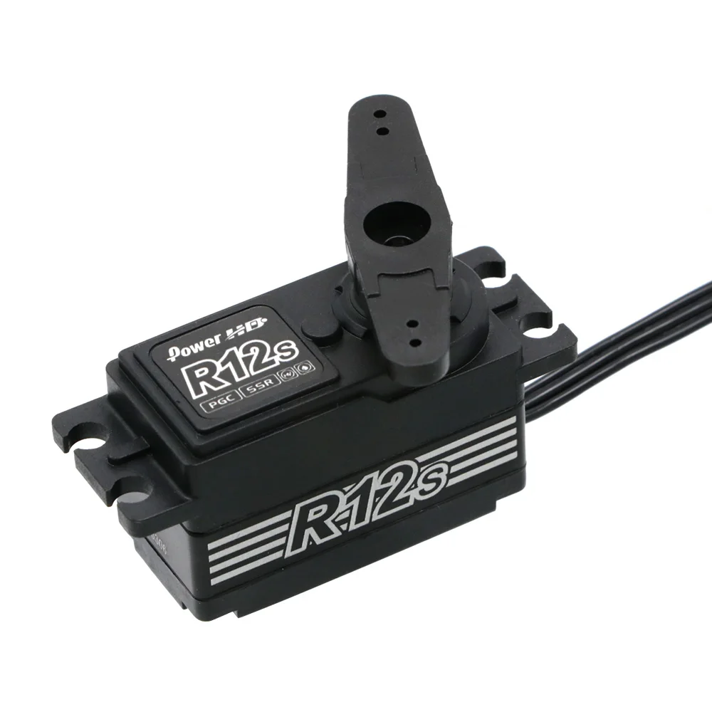 Power HD R12S 12KG Bezszczotkowy serwomechanizm z metalową przekładnią o wysokim momencie obrotowym 6.0-8.4V do samochodów wyścigowych Rc 1/10 Rc