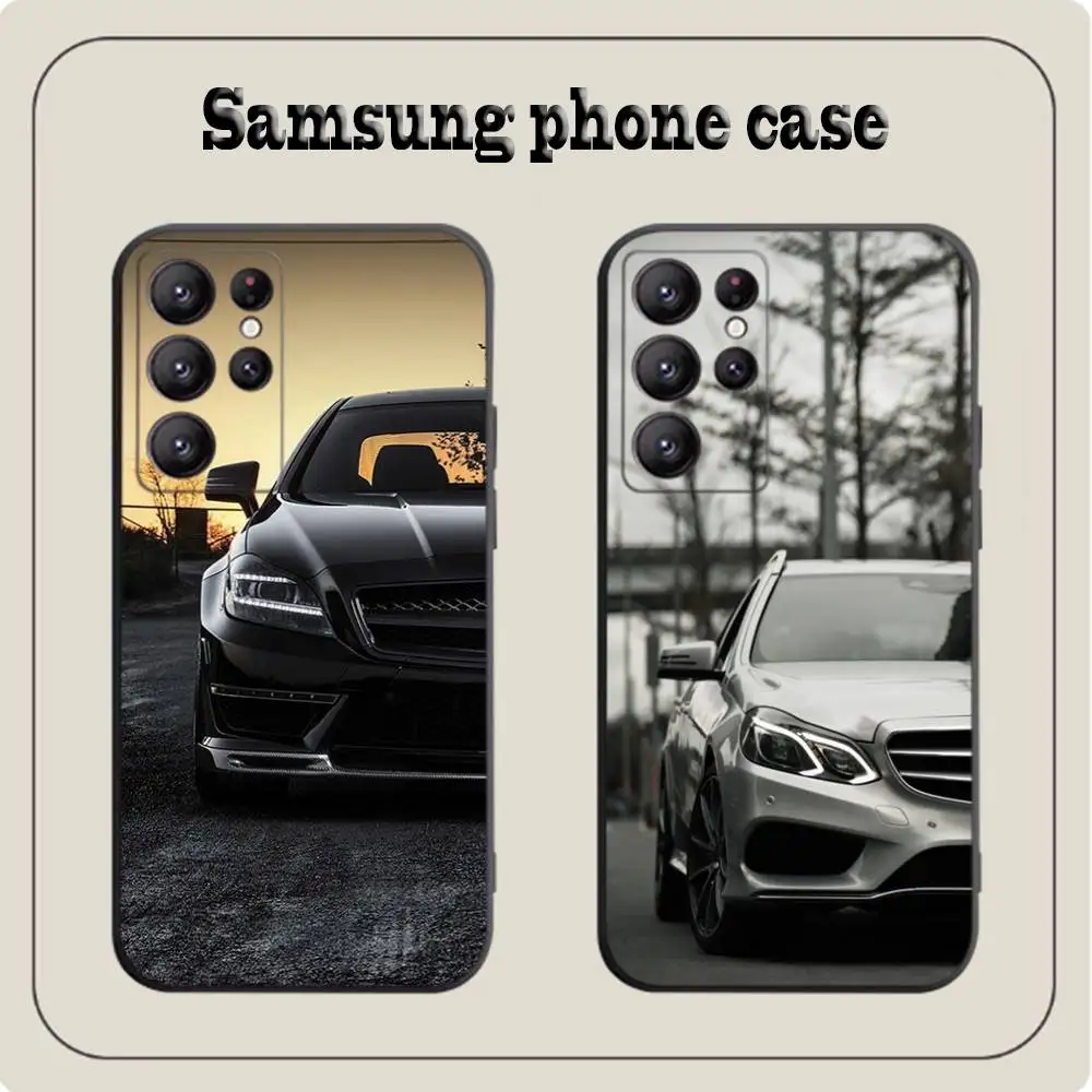 Sport A-Amgs Black Cars  Case For Samsung Galaxy Case S25 S23 S22 S21 S30 S20 S10 Ultra Plus FE TPU Soft Cover