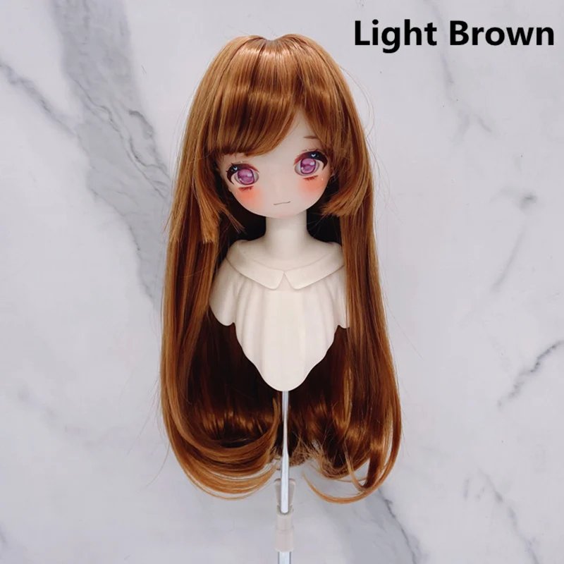 New 1/3 & 1/4 & 1/6 Bjd Doll\'s Wig 60cm Ye Luoli Doll Dress Up Accessories with Bangs Not Include Doll