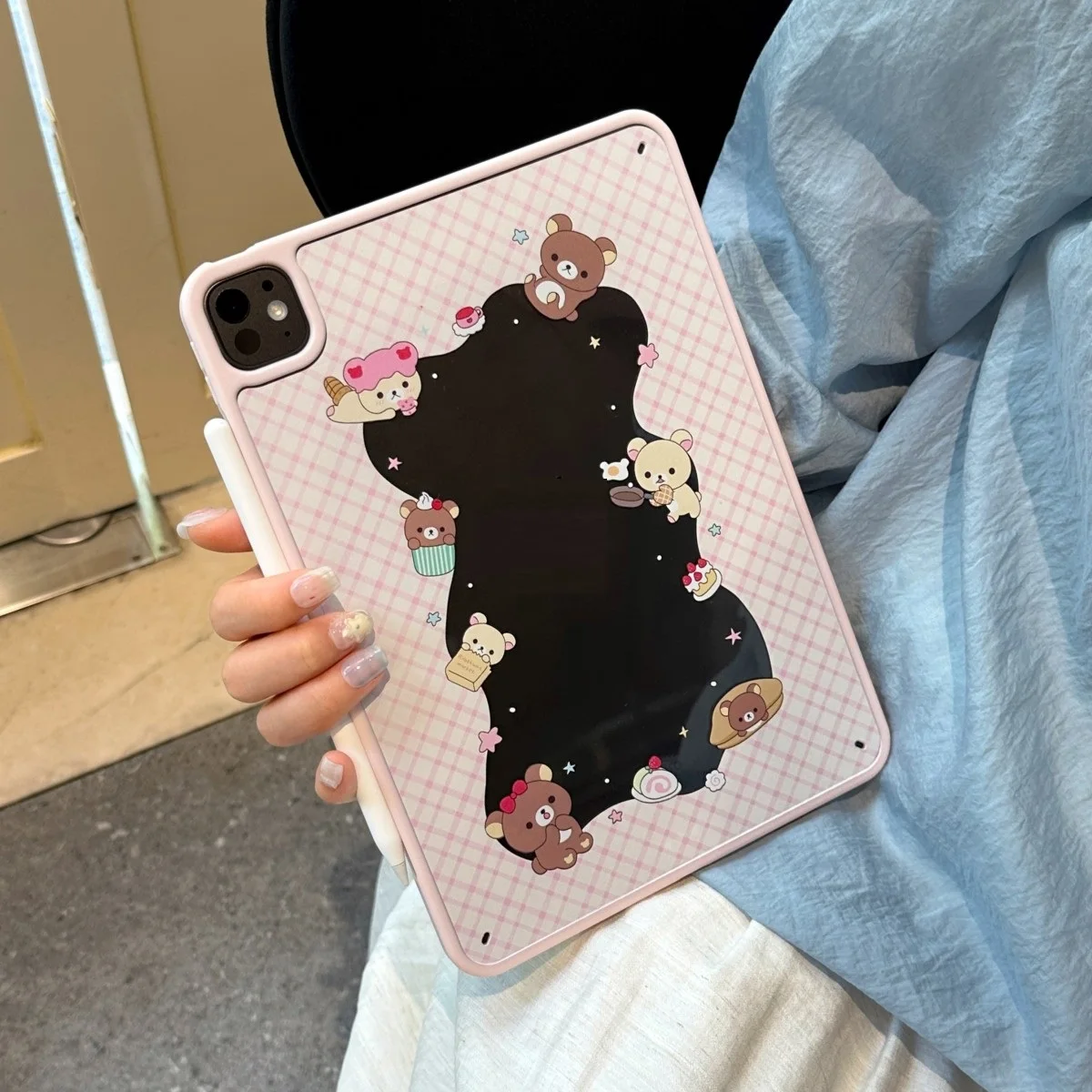 حافظة لجهاز آيباد ميني 6/7/A16/Air 11/13/Pro11/13 2024/2025/Air 5th/Air 4th Star غطاء لوحي