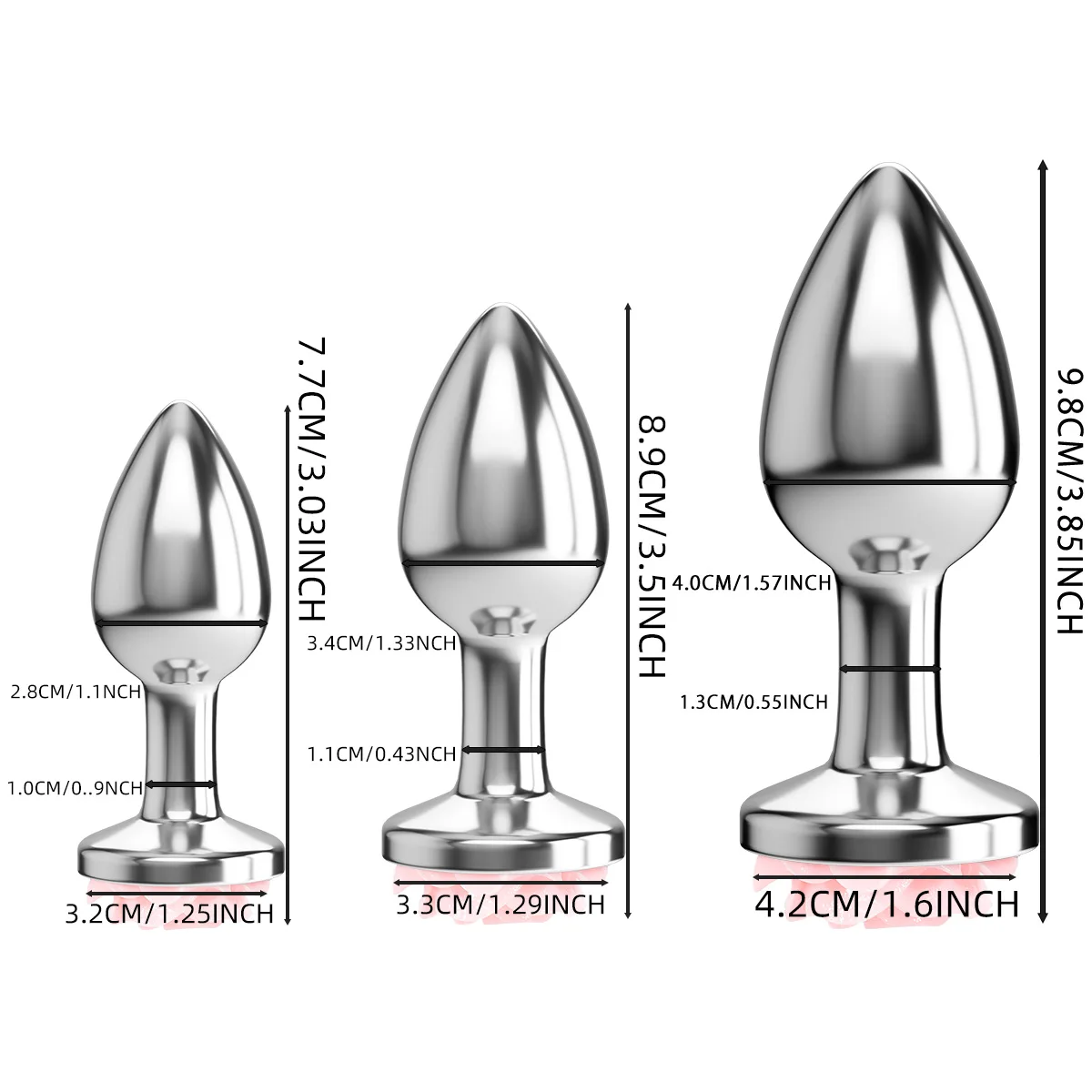 قابس معدني جديد على شكل وردة لألعاب التمتعة الذاتية الشرجية للذكور والإناث - منتج ألعاب غير تقليدي للبالغين