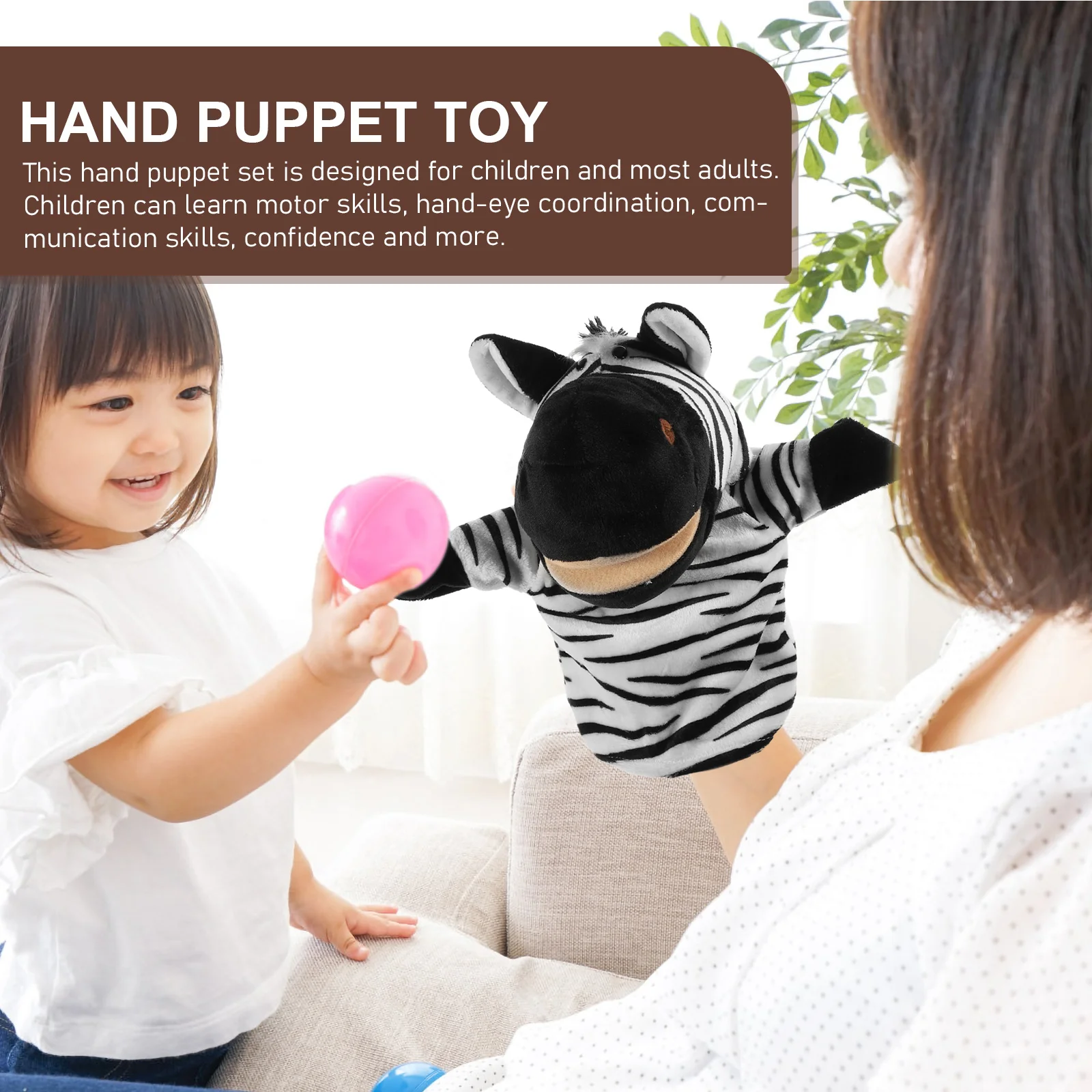 Handpuppe Frühe Bildung Spielzeug Cartoon Tier Spielzeug Puppen für Kinder Tiere Baby Plüsch Prop