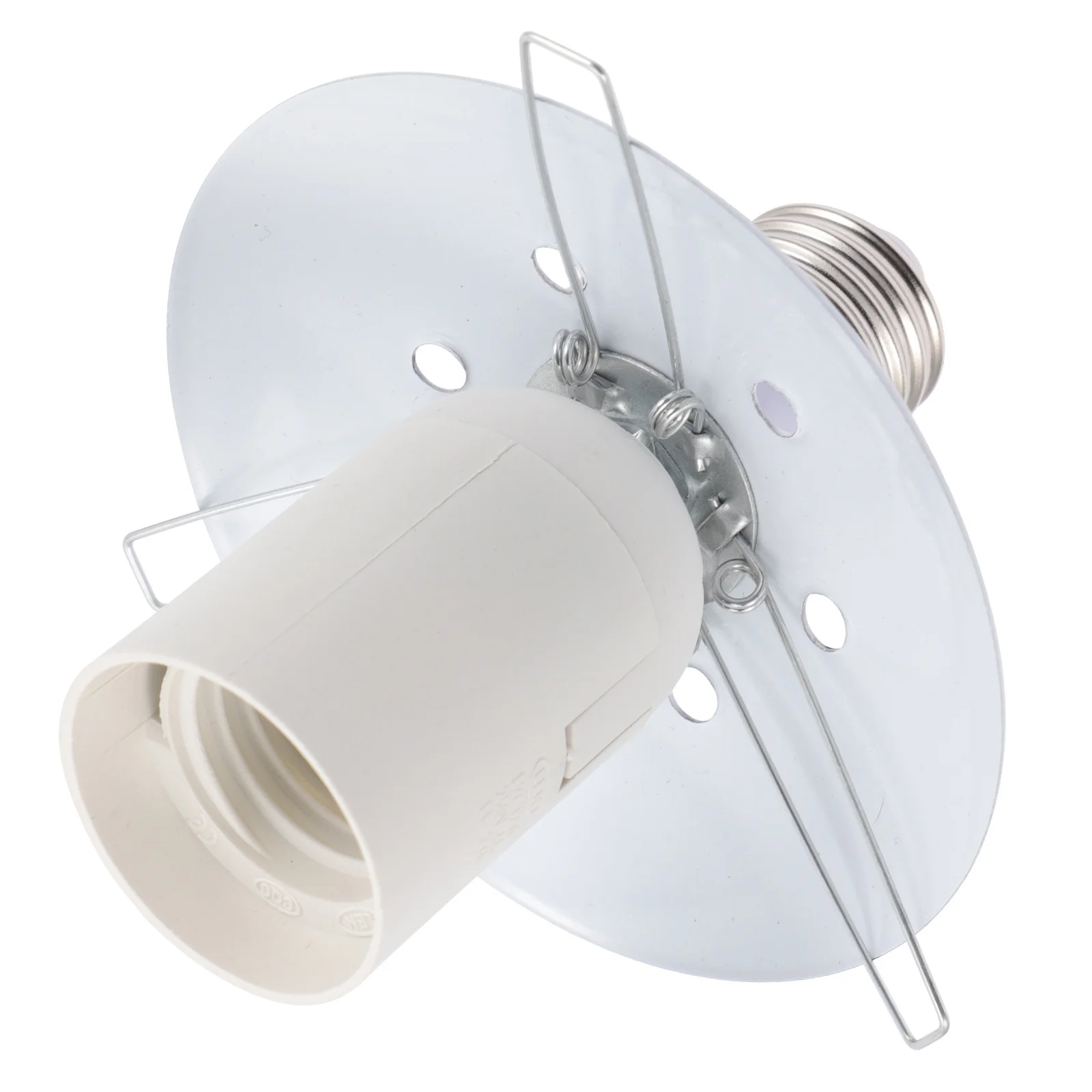 E27 to E27 Lamp Holder Socket Extender Durable Screw Bulb Base Converter for Living Room Kitchen Office Socket Extender