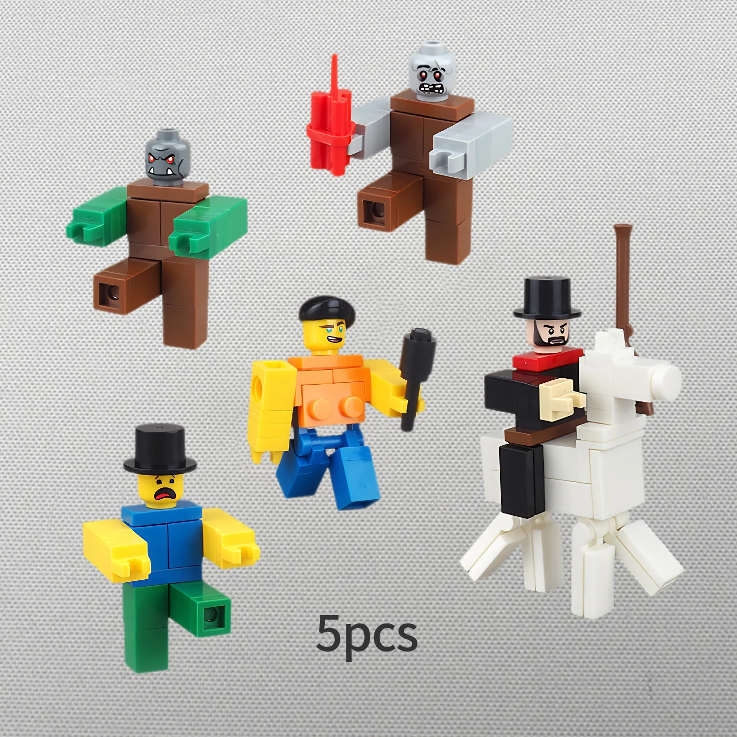 

Figures, gifts, western horse riding figures, scene assembly blocks, world model, small particle building blocks,children's toys
