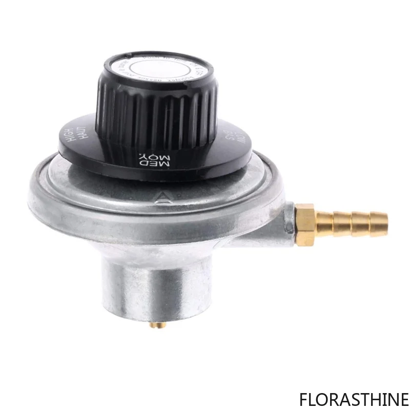 1 Pound Propane Tank Low Pressure Adjustable Regulator Gas with 1/4Inch Barb Hose Connection