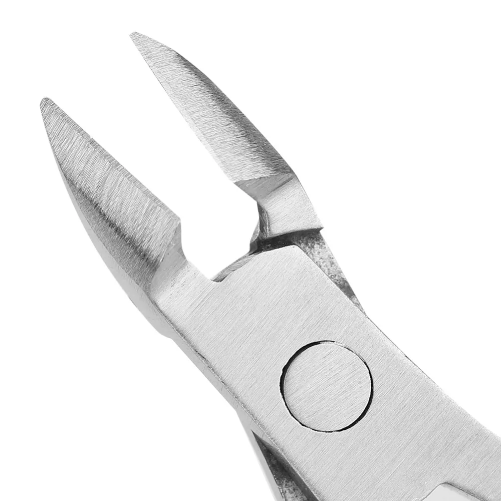 Silver Nail Dead Skin Removal Clipper Small Cuticle Nippers Bevel Mouth Design Cuticle Trimmer Plier Stainless Steel