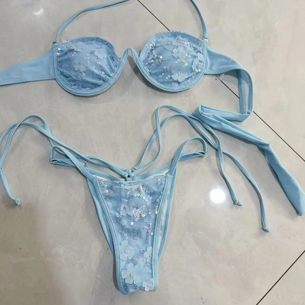 Push up biquinis 2025 sexy maiô feminino banho conjunto de biquíni brilhante biquini maiô bandagem terno de natação beachwear