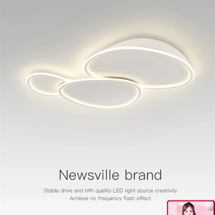 

simple modern living room lamp minimalist atmosphere hall main lamp creative personality bedroom study ultra-thin ceiling lamp